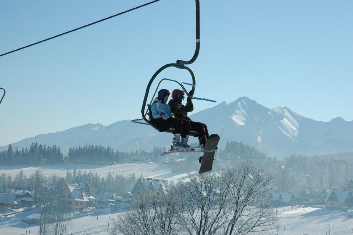 UFO-skisportssted i Polen, beliggende i Tatra-bjergene